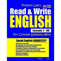 Preston Lee's Read & Write English Lesson 1 - 40 For Chinese Speakers (British Version)