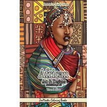 African Art and Designs Adult Coloring Book Travel Size (Pocket Coloring Books for Adults)