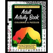 Adult Activity Book Coloring and Puzzles (Adult Activity Books)