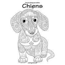 Livre de coloriage pour adultes Chiens 1 & 2 (Chiens)