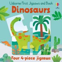 Usborne First Jigsaws And Book: Dinosaurs (Usborne First Jigsaws And Book)