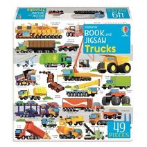 Usborne Book and Jigsaw Trucks (Usborne Book and Jigsaw)
