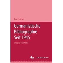 Germanistische Bibliographie seit 1945