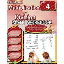 Multiplication and Division Math Workbook 4th Grade (Mathflare Workbooks)