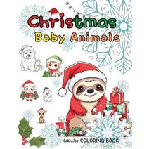 Coloring Book Christmas Baby Animals