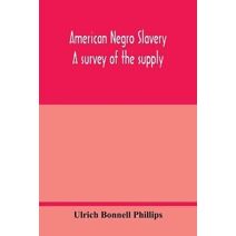 American Negro slavery