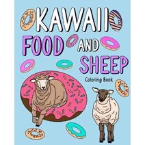 Kawaii Food and Sheep Coloring Book