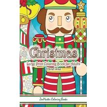 Travel Size Large Print Adult Coloring Book of Christmas (Pocket Coloring Books for Adults)