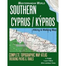 Southern Cyprus / Kypros Hiking & Walking Map 1 (Trails, Hikes & Walks Topographic Map)