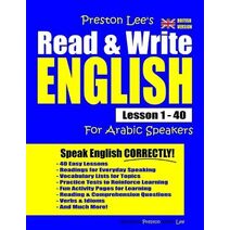Preston Lee's Read & Write English Lesson 1 - 40 For Arabic Speakers (British Version)