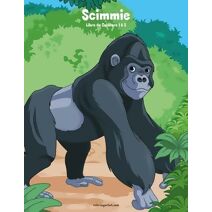 Scimmie Libro da Colorare 1 & 2 (Scimmie)