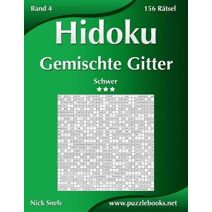 Hidoku Gemischte Gitter - Schwer - Band 4 - 156 Rätsel