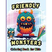 Friendly Monsters Coloring Book For Kids