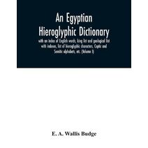 Egyptian hieroglyphic dictionary