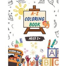 A-Z coloring book for Kids For Ages 2+