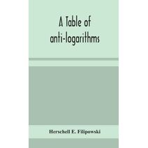 table of anti-logarithms