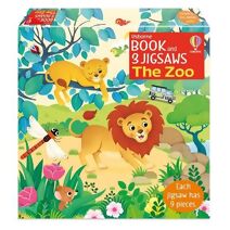 Usborne Book and 3 Jigsaws: The Zoo (Book and 3 Jigsaws)