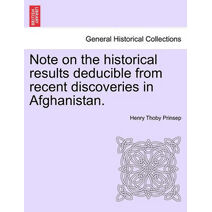 Note on the Historical Results Deducible from Recent Discoveries in Afghanistan.