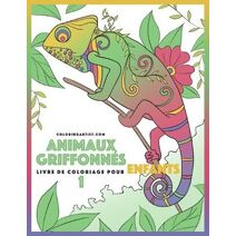 Livre de coloriage pour enfants Animaux griffonnés 1 (Animaux Griffonnés)