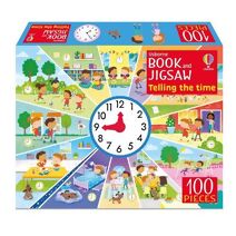 Usborne Book and Jigsaw Telling the Time (Usborne Book and Jigsaw)