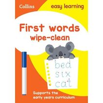 First Words Age 3-5 Wipe Clean Activity Book (Collins Easy Learning Preschool)