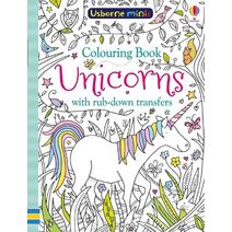 Colouring Book Unicorns with Rub Downs (Usborne Minis)