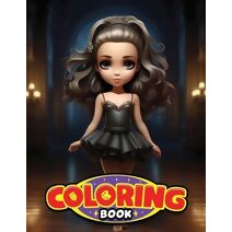 Kawaii Ballerina Coloring Book for Kids and Teens