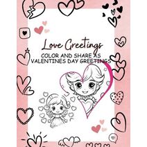 Hearts Color and Greetings Book