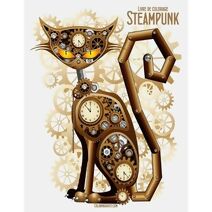 Livre de coloriage Steampunk 1 & 2 (Steampunk)