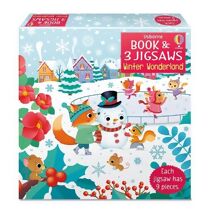 Usborne Book and 3 Jigsaws: Winter Wonderland (Book and 3 Jigsaws)