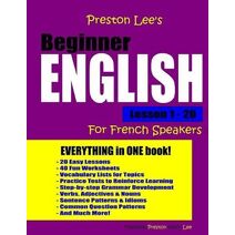 Preston Lee's Beginner English Lesson 1 - 20 For French Speakers (Preston Lee's English for French Speakers)