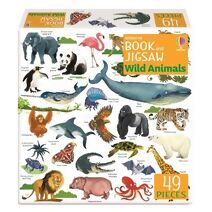 Usborne Book and Jigsaw Wild Animals (Usborne Book and Jigsaw)