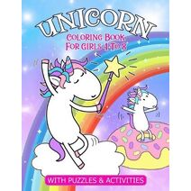 Unicorn Coloring Book For Girls 4 To 8