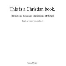 This is a Christian book. (This Is a Christian Book)