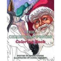 Christmas Ponies Coloring Book