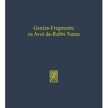 Geniza-Fragmente zu Avot de-Rabbi Natan