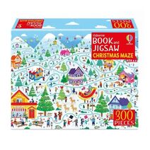 Usborne Book and Jigsaw Christmas Maze (Usborne Book and Jigsaw)