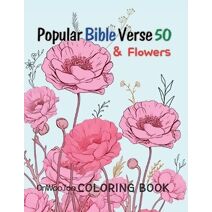 Popular Bible Verse 50 & Flower Coloring Book