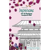 Japanese Artwork and Designs Coloring Book for Adults Travel Edition (Pocket Coloring Books for Adults)