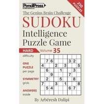 Sudoku Puzzle Books Volume 35. Hard. Sudoku Intelligence Puzzle Game (Genius Brain Challenge)