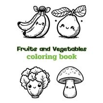 Fruits and Vegetables coloring book