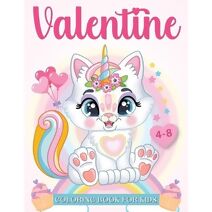 Valentine Coloring book for kids ages 4-8 years old