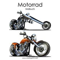 Motorrad-Malbuch 1 (Motorrad)