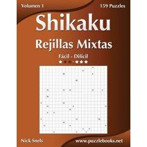 Shikaku Rejillas Mixtas - De Fácil a Difícil - Volumen 1 - 156 Puzzles (Shikaku)