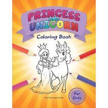 Princess and Unicorn Coloring Book