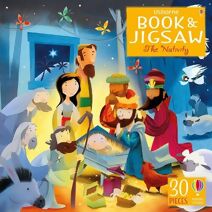 Usborne Book and Jigsaw The Nativity (Usborne Book and Jigsaw)