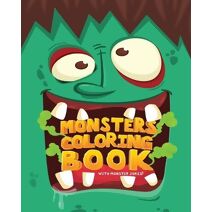 Monsters Coloring Book (With Monster Jokes!)