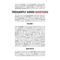 Frequently Asked Questions, Volume 1 (Frequently Asked Questions)