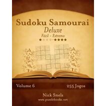 Sudoku Samurai Deluxe - Fácil ao Extremo - Volume 6 - 255 Jogos (Sudoku Samurai)