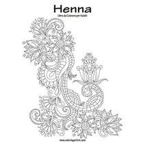 Henna Libro da Colorare per Adulti 1 (Henna)